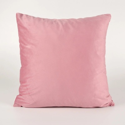 Takoy Povlak na polštář se semišovým vzhledem 45x45 světle růžový-HT-00236 | 45 x 45 cm