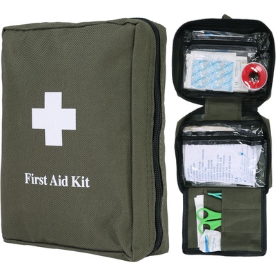 Mil-tec Lékárnička první pomoci s vybavením first aid velká olive