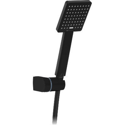 INVENA Душ слушалка със стенен държач invena Mini Patras (AU-31-M04-G)