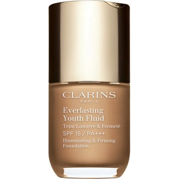 Clarins Everlasting Youth Fluid Foundation озаряващ фон дьо тен SPF 15 цвят 114 Cappuccino 30ml