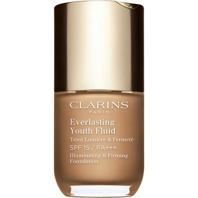 Clarins Everlasting Youth Fluid Foundation озаряващ фон дьо тен SPF 15 цвят 114 Cappuccino 30ml