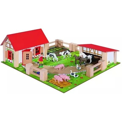 Eichhorn Айхорн: Дървен комплект за игра - Животът във фермата (100004304)