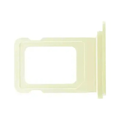Šuplík na SIM kartu iPhone 15 / 15 Plus – žltý – Genuine OEM IPH2420