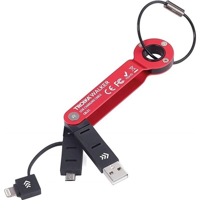 Troika CBL01/RD walker USB červená