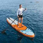vidaXL SUP дъска със седалка 2-в-1 TRITON 305 x 76 x 15 cm Синьо (42039128)
