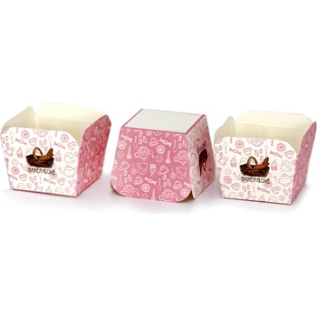 Horecano Bakery-Хартиени формички за мъфини квадратни 100 бр. (0193621) (0193621)