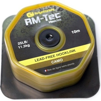 RidgeMonkey šnúra RM-Tec Lead Free Hooklink 10m 25lb Camo