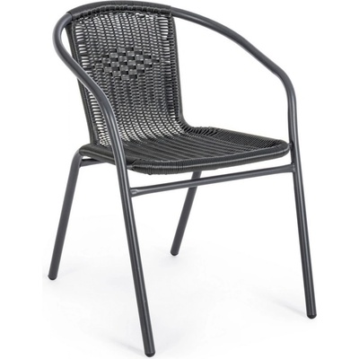 Bizzotto Градински стол RIPLEY 53x58x73 cm. черен (0802982)