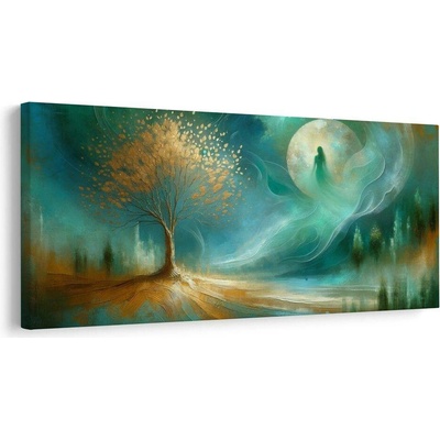 Obraz kouzelný strom života v noci - 80x40
