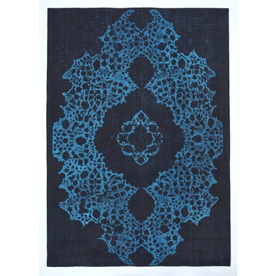 Carpet Decor Magic Home Print ORNAMENT Blue