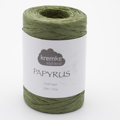 kremke soul wool Papírová příze Papyrus Khaki