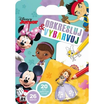 Obkresluj a vybarvuj Disney Junior