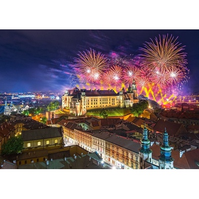 Castorland Fireworks over Wawel Castle Poland 500 dielov
