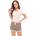 Donna Дамска пижама Piama-Daphne-Short-Beowa-BeowyV-65808-Beżowy - Червен, размер L