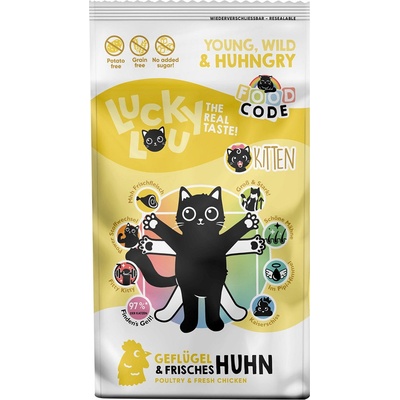 Lucky Lou Kitten hydinové a kuracie mäso 2 x 340 g