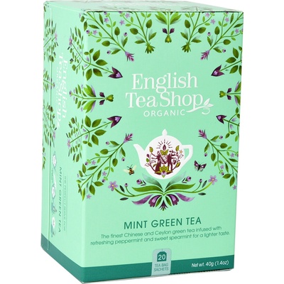 English Tea Shop Máta a zelený čaj 20 vreciek