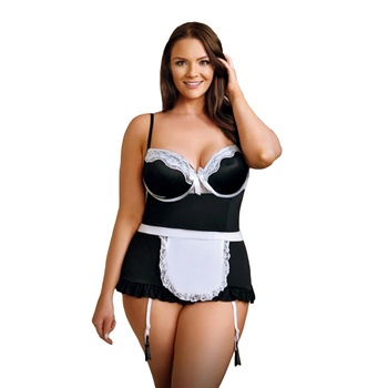 ostatní Плюс размер костюм Чувствена прислужница, xxxl-xxxxl