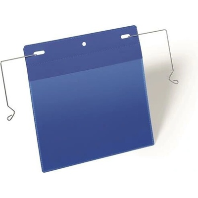 Logistická taška, A5, na šírku, DURABLE, s drôtom, tmavomodrá 175207