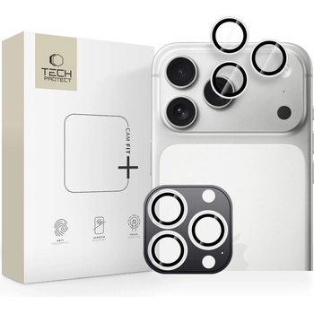 Tech-Protect Протектор за камера за iPhone 14 Pro / Max / 15 Pro / Max / 16 Pro / Max / 17 Pro / Max от Tech-Protect Camering Fit+ - Silver (5906302334070)