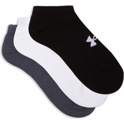 Under Armour UA Core No Show 3pk 1363241-003 Vícebarevná