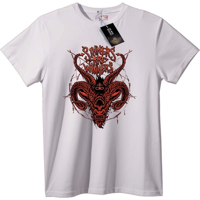NOONEBRAND Тениска Грешниците Са Победители - 2XL, Black