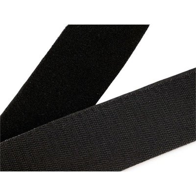 Suchý zip šíře 50 mm oboustranný - černá