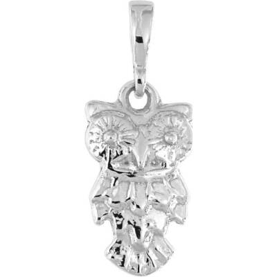 Infinitysilver Stříbrný přívěsek celostříbrná sovička 441554