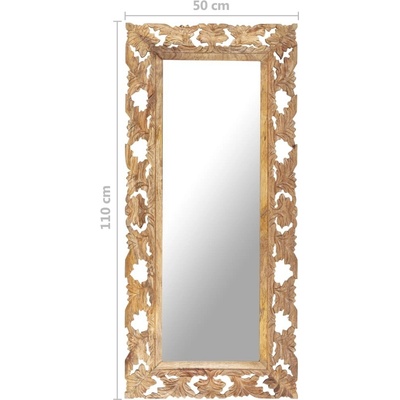 zahrada-XL Ručně vyřezávané hnědé 110 x 50 cm masivní mangovník