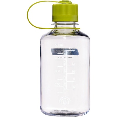 Nalgene Narrow-Mouth Sustain Clear/Green Cap 500 ml