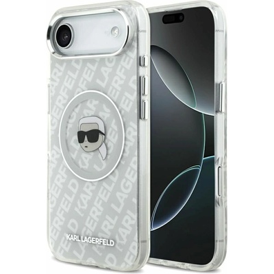 Karl Lagerfeld iPhone 17 Air s MagSafe Klhmp17Mhmkbkhog Iml Kl Head Logo Gray – Hledejceny.cz