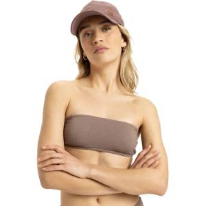 Roxy Lasca Bandeau bikini top - Brown (Deep Taupe)