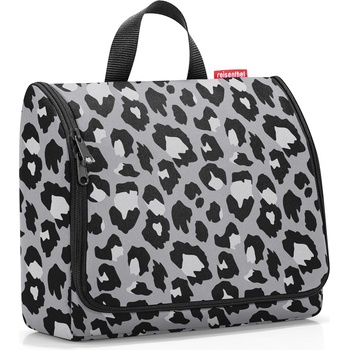 Reisenthel Toiletbag несесер XL, сив, с принт леопард (WO7080)
