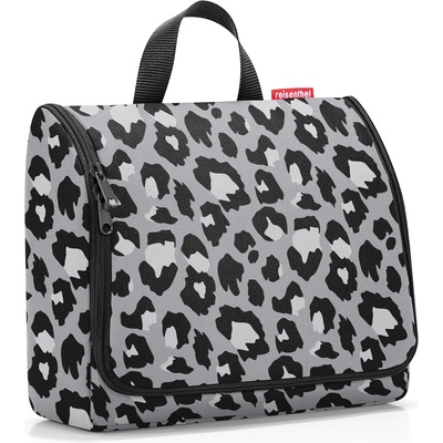 Reisenthel Toiletbag несесер XL, сив, с принт леопард (WO7080)