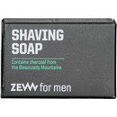 Peny a gély na holenie Zew For Men prírodné tuhé mydlo na holenie Contains Charcoal From the Bieszczady Mountains 85 ml