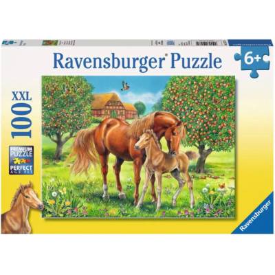 Ravensburger - Puzzle Horses in the field XXL - 100 piese