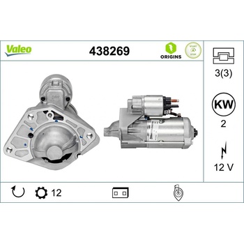 Štartér VALEO 438269