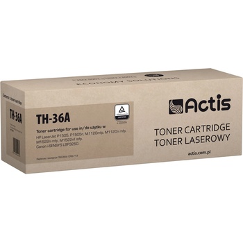 Compatible Тонер Actis TH-36A (заместител за HP 36A CB436A, Canon CRG-713, стандартен, 2000 страници, черен) (TH-36A)