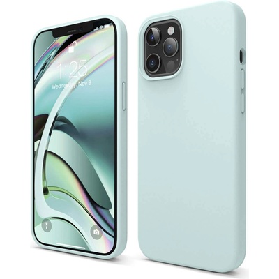 elago Soft Silicone Case - силиконов (TPU) калъф за iPhone 12 Pro Max (зелен)