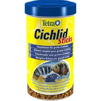 TETRA Cichlid Sticks е храна на пръчици, предназначена за да изпълни хранителните изисквания на цихлиди и други големи тропически риби - 100 мл