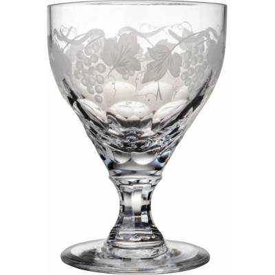 Glamour Crystal Broušená sklenice Vinná réva 2 x 420 ml