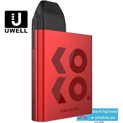 Uwell Caliburn elektronická cigareta 520 mAh Red 1 ks