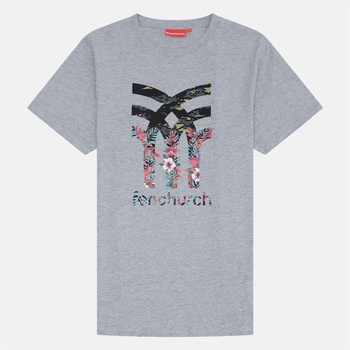 Fenchurch Тениска Fenchurch Men's Prinevil Regular Fit T-Shirt - Grey Marl