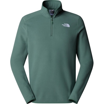 The North Face 100 Glacier Quarter Zip Fleece Mens - Duck Green