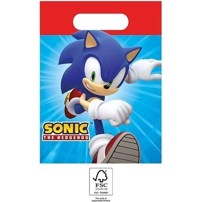 Procos Подаръчни чанти за парти Соник 4 бр