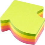  Самоз лист Info Notes Стрелка неон 70х70mm 200л (1901035-СТ-58-5827-39)