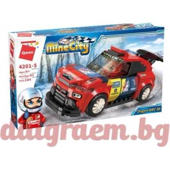 Image 1 of Qman Конструктор qman Спортен автомобил Дракон wrc-88 4201-5 (q4201-5)