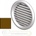 VENTS РЕШЕТКА mv 125bvs ф125/ф160 КАФЯВА (30555)