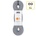 Petzl Динамично въже PETZL Volta 9.2mm 70m gray