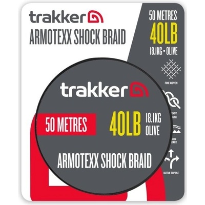 Trakker šoková šňůra Armotexx Shock Braid 40lb/18,1kg 50m