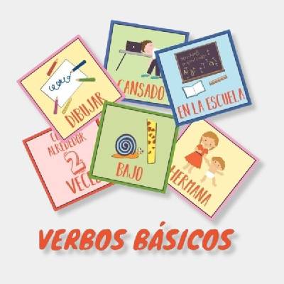 Basic verbs Spanish (Outdoor Board Game)